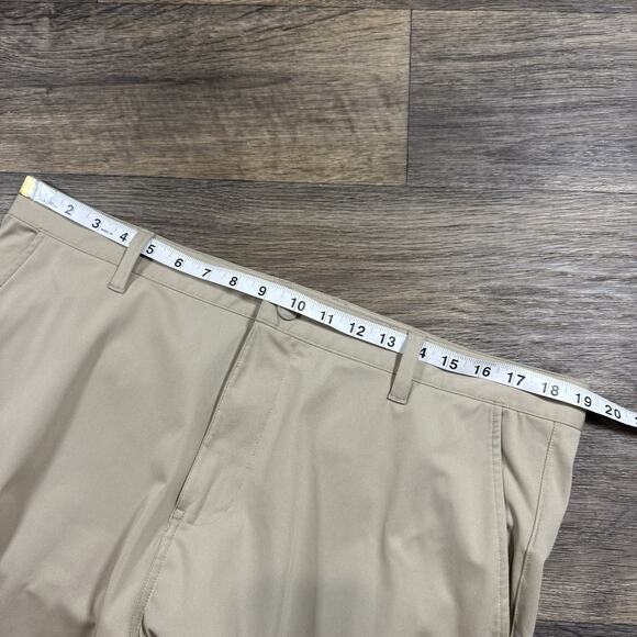 Rhone Pants Mens 38 Communter Tan Performance Stretch Slim - Picture 7 of 13